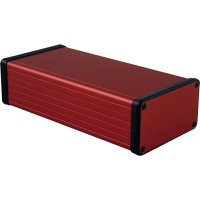 Корпус 160x78x43 мм, материал: алюминий, красный, 1 шт Hammond 1455K1601RD