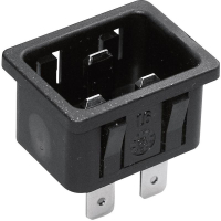 Розетка IEC, C20, 16 А, черная, 1 шт Kaiser 767/10/63/sw/C