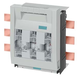 РАЗЪЕДИНИТЕЛЬ-ПРЕДОХРАНИТЕЛЬ I=160A, U=690V, 3-ПОЛЮСА С АДАПТЕРОМ ДЛЯ 40MM СИСТ. С ЗАЖИМНЫМ ПОДКЛЮЧЕНИЕМ СНИЗУ, ДЛЯ ПРЕДОХРАНИТЕЛЕЙ РАЗМЕРА NH00 Siemens 3NP5065-1CG00 