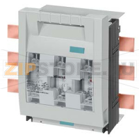 РАЗЪЕДИНИТЕЛЬ-ПРЕДОХРАНИТЕЛЬ I=160A, U=690V, 3-ПОЛЮСА С АДАПТЕРОМ ДЛЯ 40MM СИСТ. С ЗАЖИМНЫМ ПОДКЛЮЧЕНИЕМ СНИЗУ, ДЛЯ ПРЕДОХРАНИТЕЛЕЙ РАЗМЕРА NH00 Siemens 3NP5065-1CG00
