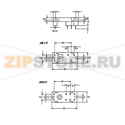 Разъём для реле, 1 шт Panasonic JW2PS 