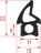 GASKET FOR OVEN DOOR 1950 mm