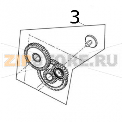 Gear assembly TSC Alpha-2R Gear assembly TSC Alpha-2RЗапчасть на деталировке под номером: 3