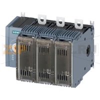 ПРЕДОХРАНИТЕЛЬНЫЙ ВЫКЛЮЧАТЕЛЬ-РАЗЪЕДИНИТЕЛЬ 160A, ТИПОРАЗМЕР 2, 3-ПОЛ FOR LV HRC ПРЕДОХРАНИТЕЛЬ ТИПОРАЗМЕР 000 И 00 ПЕРЕДН.УПРАВЛЕНИЕ СЛЕВА БАЗОВЫЙ БЛОК БЕЗ РУЧКИ ПЛОСКИЕ КЛЕММЫ Siemens 3KF2316-0LF11