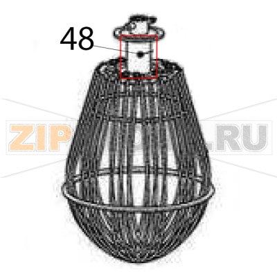 Mozzo per frusta Sigma BMR 60 Mozzo per frusta Sigma BMR 60Запчасть на деталировке под номером: 48
