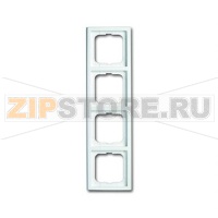 Рамка четырехместная, альпийский белый ABB 2CKA001754A4176