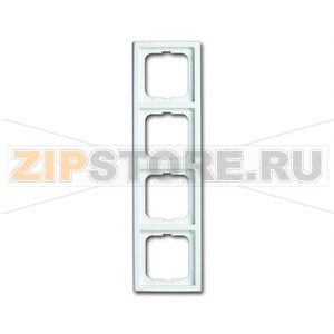 Рамка четырехместная, альпийский белый ABB 2CKA001754A4176 