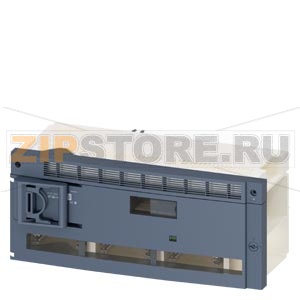 Switch connector with fuses In-line design, pluggable NH2 400 A, 4-pole AC23B 500V , 55 (AC500V) kA manual operating Fuse monitoring EFM 10 Siemens 3NJ6324-1AB0.-.... 