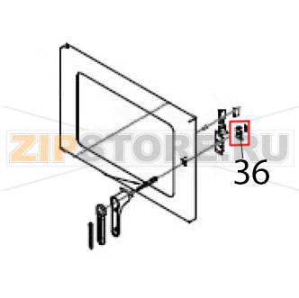 Clip Hurakan HKN-XF023 Clip Hurakan HKN-XF023Запчасть на деталировке под номером: 36