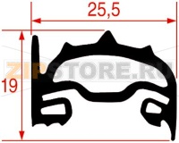 ДВЕРНОЙ УПЛОТНИТЕЛЬ ДЛЯ ПЕЧИ 690X480 ММ
