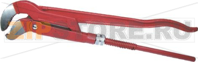 RED-VARNISHED PIPE WRENCH 450 mm 