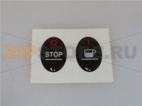 TARGA ADESIVA CAFFE&#039;/STOP
