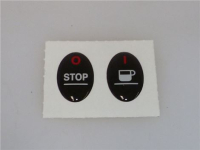 TARGA ADESIVA CAFFE&#039;/STOP