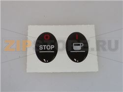 TARGA ADESIVA CAFFE&#039;/STOP 