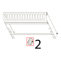 Cable gland and nut Tecnoinox PIN70E7