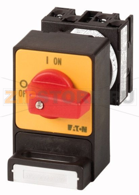 Выключатели аварийные, T0, 20 A, монтаж, 3-полюсн Eaton T0-2-1/E/SVC(S)-RT 