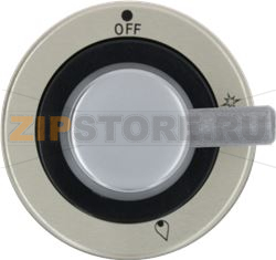 GAS KNOB CUC/H60 BLACK-ST./STEEL 