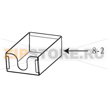 Лоток резака для ярлыков TSC TTP-346M Лоток резака для ярлыков для принтера TSC TTP-346MЗапчасть на сборочном чертеже под номером: 8-2Количество запчастей в комплекте: 1Название запчасти TSC на английском языке: Catch tray (For care label cutter module)