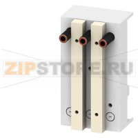 ШИННЫЙ АДАПТЕР 60MM SYS. UL508 BUSBAR SYSTEM 60MM BAR THICKNESS: TT-PROFILE SUITABLE FOR FEEDER CIRCUITS FOR 3VL CIRCUIT BREAKER WITH CONTACTING BY TUBES FOR CABLE FEEDER TOP/BOTTOM ADAPTER LENGTH 190MM ADAPTER WIDTH 105MM FOR VL 150X UL, CG FRAME UL RATI