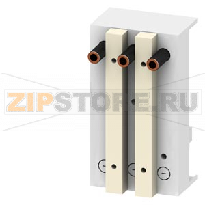 ШИННЫЙ АДАПТЕР 60MM SYS. UL508 BUSBAR SYSTEM 60MM BAR THICKNESS: TT-PROFILE SUITABLE FOR FEEDER CIRCUITS FOR 3VL CIRCUIT BREAKER WITH CONTACTING BY TUBES FOR CABLE FEEDER TOP/BOTTOM ADAPTER LENGTH 190MM ADAPTER WIDTH 105MM FOR VL 150X UL, CG FRAME UL RATI 