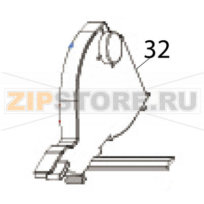 Label roll holder-LH Godex RT700i Label roll holder-LH Godex RT700iЗапчасть на деталировке под номером: 32Название запчасти Godex на английском языке: Label roll holder-LH RT700i.