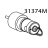 Assembly, cutter motor Zebra 105SE