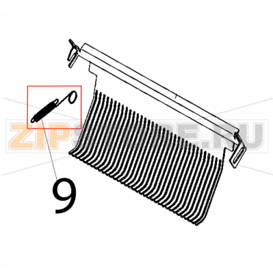Spring Rollmatic CP 42 Spring Rollmatic CP 42Запчасть на деталировке под номером: 9