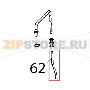 Impianto idrico forni LMS Unox XFT 185 Impianto idrico forni LMS Unox XFT 185Запчасть на деталировке под номером: 62