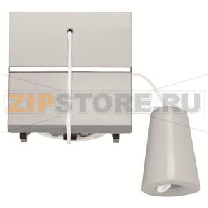 Механизм кнопки со шнурком, двухмодульный, серебристый ABB 2556.00 