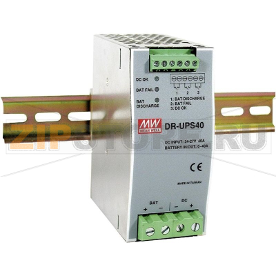 Блок питания на DIN-рейку, 24 В/DC, 2 А Mean Well DR-UPS40 