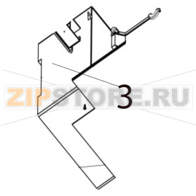Ice container Hurakan HKN-TRGM Ice container Hurakan HKN-TRGMЗапчасть на деталировке под номером: 3