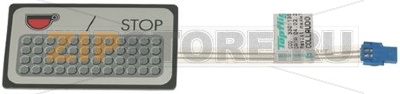 PUSH-BUTTON PANEL MEMBRANE 1 BUTTON 