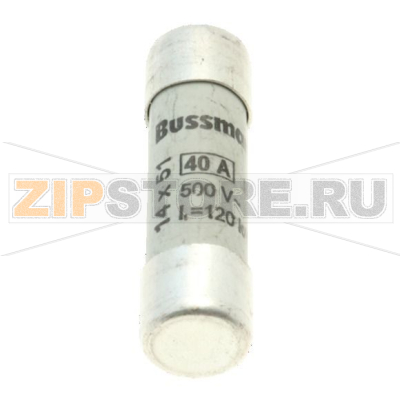 Предохранитель, 40 A, AC 500 В, 120 кА, 14x51 мм, gL/gG, IEC Eaton CYL FUSE &gt;STR &gt;14x51 40A GG 