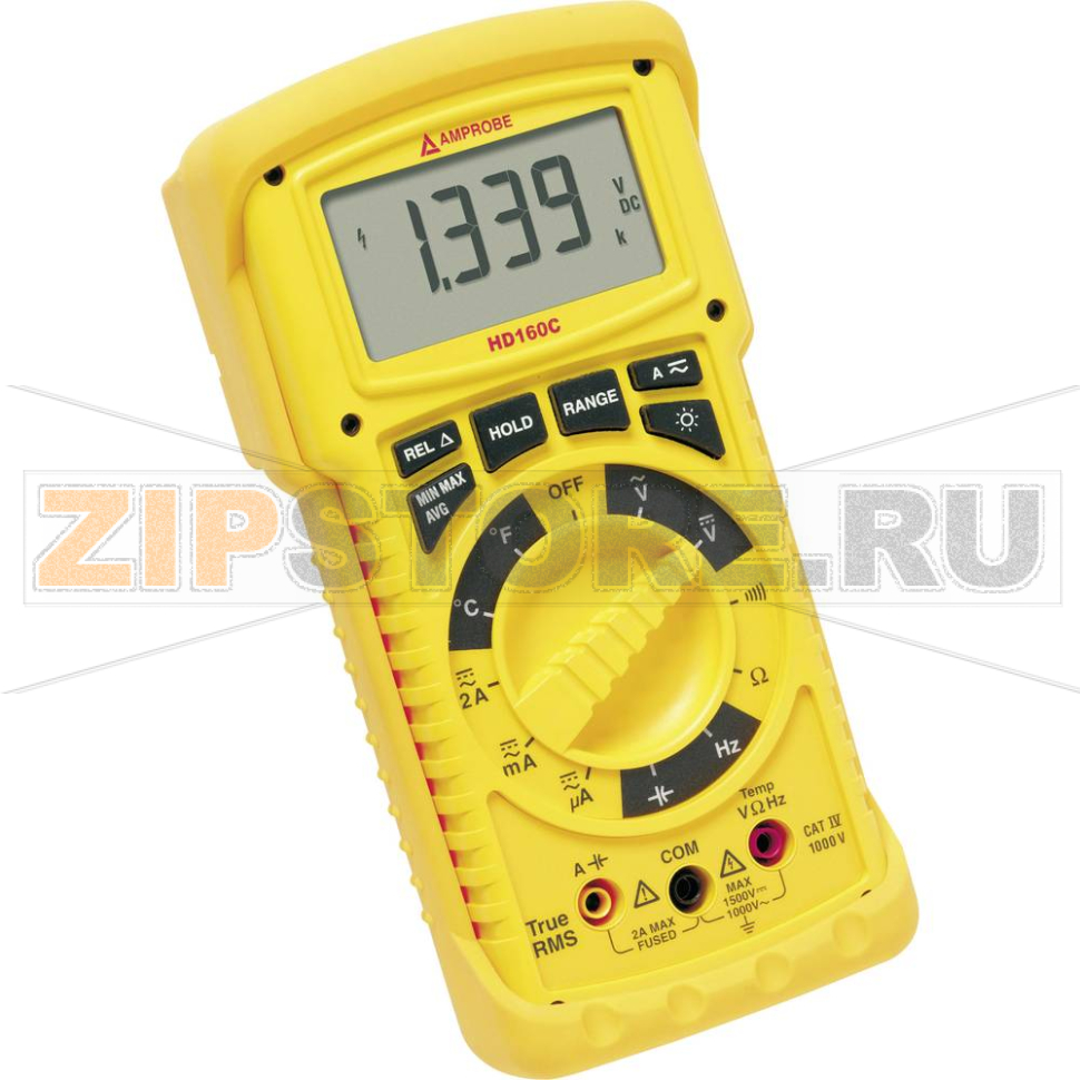 Мультиметр цифровой, водонепроницаемый, IP67, CAT IV 1000 В, 9999 точек Beha Amprobe HD160C 