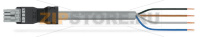 pre-assembled connecting cable; Eca; Socket/open-ended; 4-pole; Cod. B; Control cable 4 x 1.5 mm; 7 m; 1,50 mm; gray Wago 891-8994/106-703