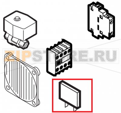 Surge suppressor Lainox NAEB101R  Surge suppressor Lainox NAEB101RЗапчасть на сборочном чертеже под номером: 68Название запчасти на английском&nbsp;языке: Surge suppressor Lainox NAEB101R