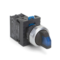 Переключатель 110-230 В, 2 положения, 1НО, IP65, синий Chint NP8-10XD/226