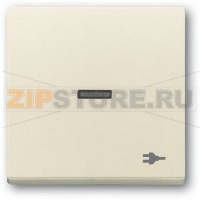 Клавиша выключателя с символом "Вилка", антрацитовая ABB 2CKA001751A3158