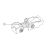 Слайдер верхний Datamax A-4606 Mark II LH