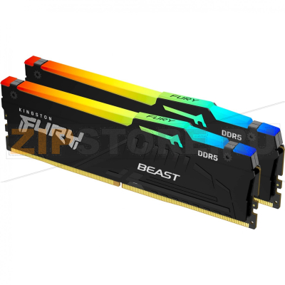 Оперативная память 16 Гб, 6000 МГц, DDR5 Kingston KF560C40BBAK2-16 