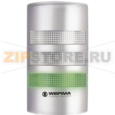 Колонна светосигнальная 24 В, светодиодная, 85 дБ Werma 691.400.55 