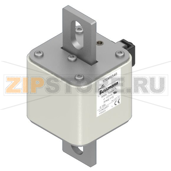 Предохранитель, 900 A, AC 1000 В, 125 кА, size 3, 76x92x159 мм, aR, IEC UL Eaton FUSE 900A 100 