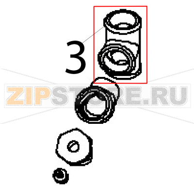 Joint T Angelo Po 091CP1E Joint T Angelo Po 091CP1EЗапчасть на деталировке под номером: 3