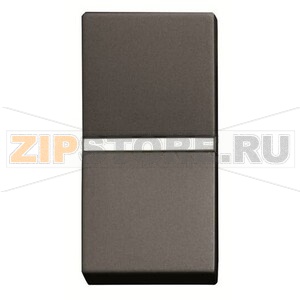 Механизм одноклавишной кнопки, одномодульный, антрацитовый ABB 2CLA210460N1801 