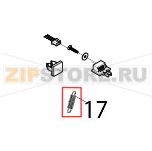Spring CAB EOS5 Spring CAB EOS5Запчасть на деталировке под номером: 17