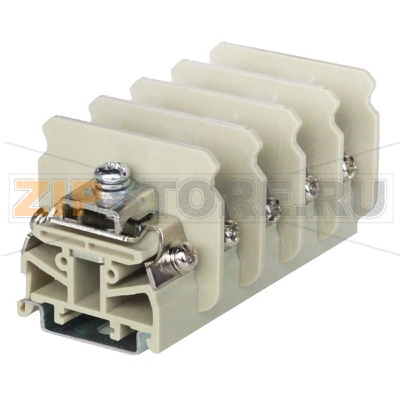 Блок клеммный, светло-зеленый CHIKU RMJ 2,5BE 