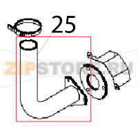 Bottom extraction pipe Angelo Po FM1011E1