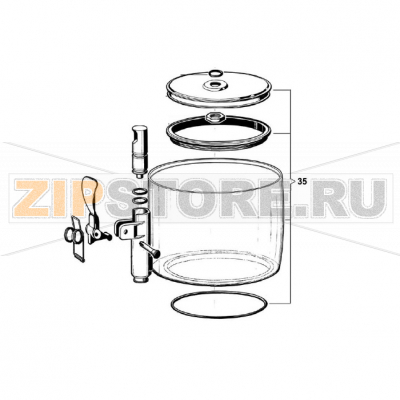 Bowl assembly Ugolini Delice UL Bowl assembly Ugolini Delice&nbsp;UL

Запчасть на сборочном чертеже под номером: 35

Название запчасти Ugolini на английском языке: Bowl assembly Ugolini Delice&nbsp;UL                 