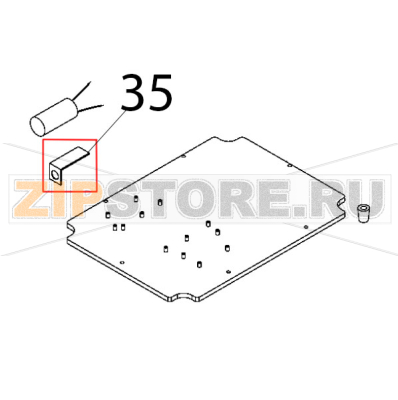 Bracket Fimar 12/TS Bracket Fimar 12/TSЗапчасть на деталировке под номером: 35