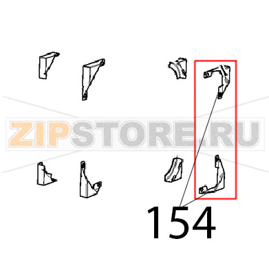 ST. Steel muffle front C Unox XVC 205E ST. Steel muffle front C Unox XVC 205EЗапчасть на деталировке под номером: 154